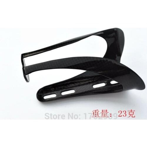 Newest light Road bicycle full carbon water bottle cages Mountain bike 3K carbon fibre bottle holder MTB parts Free shipping