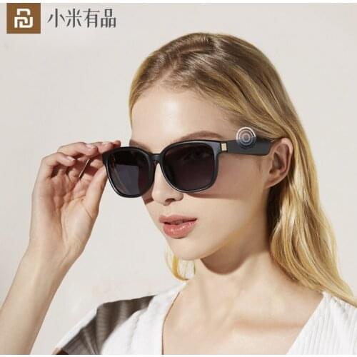 New Youpin Smart Glasses Hands Free Headset Waterproof Bluetooth 5.0 Apt-X HD Sunglasses UV400 Lens Support Wake Siri Music Play