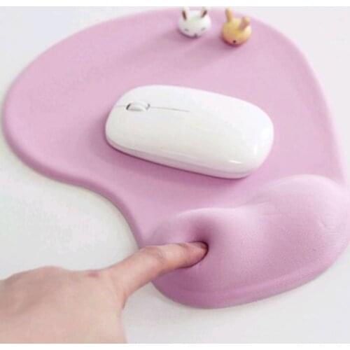 Office Mousepad with Gel Wrist Support Ergonomic Gaming Desktop Mouse Pad Wrist Rest