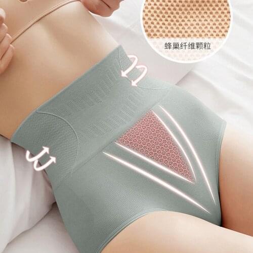 Women High Waist Shaping Panties Breathable Body Shaper Slimming Tummy Underwear Butt Lifter Seamless Panties Shaperwear