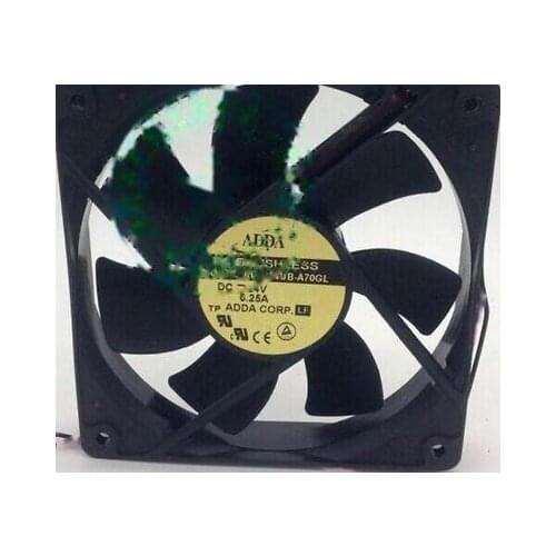 1pc new fan AD1224UB-A70GL DC24V 0.25A ADDA 120*120*25 freeship