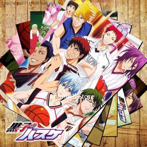 10 pcs/set Anime Kurokos Basketball posters Kuroko Tetsuya Kagami Taiga wall pictures for Colletion A3 42x29CM Stickers