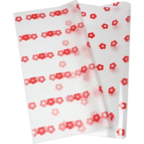 20pcs 58x58cm Transparent Plastic Cellophane Waterproof Florist Flower Wrapping Paper Floral Gift Packaging Paper