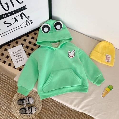 2020 Winter Casual Solid Clothes Cartoon Sweatshirt For Girls High Quality Fashion Sweatshirt For Children