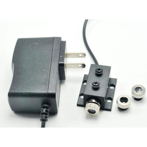 405nm 20mw Dot Line Cross Violet/Blue Laser Module w/12mm Hestsink & AC Adapter