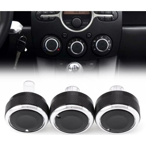 Car-styling,Air Conditioning Installation heat control Switch knob AC Knob for Mazda 2 car accessories