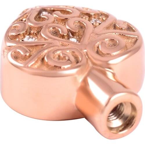 IJD9207 Stainless Steel Pattern Heart Shaped Series Jewellery Necklace Memorial Keepsake for Ashes Necklace Jewelry