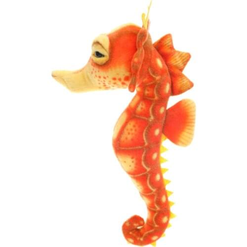 Simulation Seahorse Plush Toy Pet Aquarium Creative Gift Pillow Doll Baby Sleeping Doll Children Plush Stuffed Animal