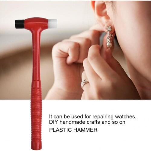 High Quality Watch Repair Tool Mini Hard Plastic Portable Double Head Watch Repair Hammer DIY Repairing Tool For Watchmaker b