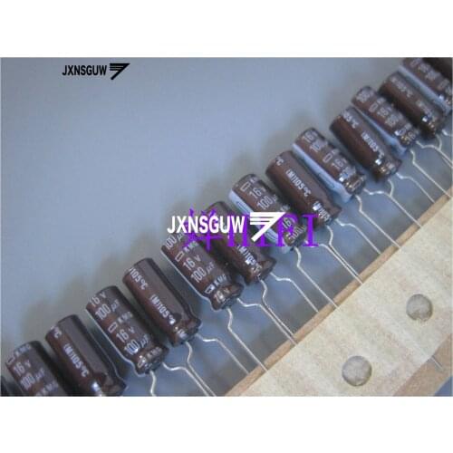 20PCS NIPPON KMG 16V100UF 5X11MM NCC long life electrolytic capacitor 100UF/16V CHEMI-CON 105 degrees 100uF 16V