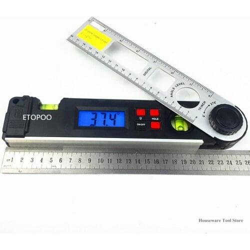 Display Angle Ruler 400MM/250MM 225 Degrees Digital Electronic Level Protractor Angle Finder Inclinometer Test Rulers Tools New