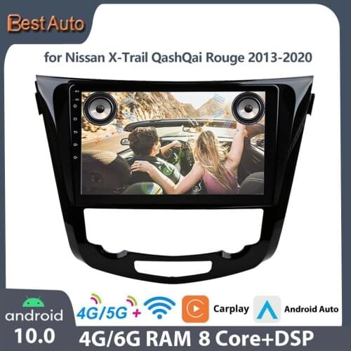 Sinosmart Support factory OEM reverse camera/NAV Car GPS Radio Navigation Player for Nissan X-Trail QashQai Rouge 2013-2020
