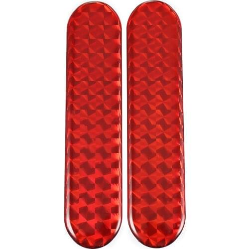 2pcs/set Car Reflective Sticker Car Door Sticker Decal Warning Tape Reflective Strips 4 Colors Safety Mark reflector stickers