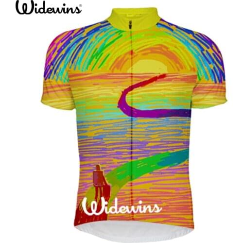 New Highway SportsWear Mens Cycling Jersey Cycling Clothing Bike Shirt Size 2XS TO 6XL 5673