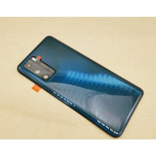 Original For Huawei P40 / P40 Pro Battery Cover For Huawei P40 Glass Back Door Housing Cover Case + Camera Lens Replacement