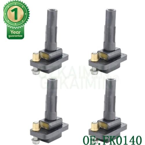 Original standard quality set of 4 high quality IGNITION COIL PACK FK0140 22433-AA421 for SUBARU IMPREZA WRX STI 02-06