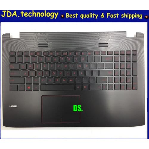 Geniunes For ASUS Flying Fortress ROG ZX50 ZX50J ZX50JX GL552 GL552VW GL552J Palmrest US keyboard bezel Upper Cover,Touchpad