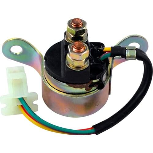 Starter Relay Solenoid for SUZUKI DF200 1996 1998-1999 DR200SE 1997-2007 GN250 1985-2001 GR650D GR650XD TEMPER 1983 / GS700 1985