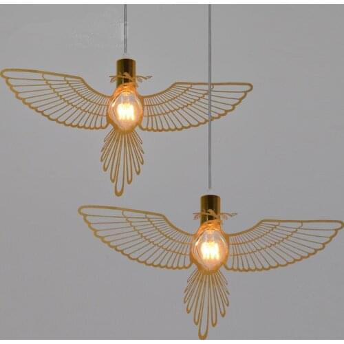 Modern contracted creative personality Chinese style restaurant living room study bedroom balcony Decorative bird droplight