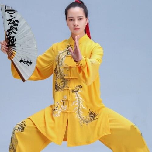 Tai Chi Uniform Traditional Chinese Clothing For Men Female Morning Exercise Kung Fu Outfit Kungfu Wushu Taichi Clothes TA1989
