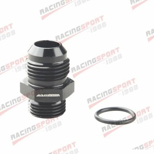 AN-10 AN10 Male To 8AN ORB O-Ring Boss Fitting Adapter Black