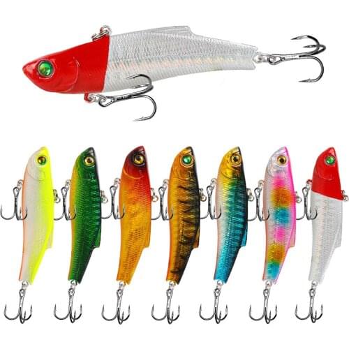 High Quality Long Shot Metal VIB 7cm 18g Fishing Lure Vibration Spoon Hard Baits Crankbait Wobbler Swimbait Cicada VIB Tackle