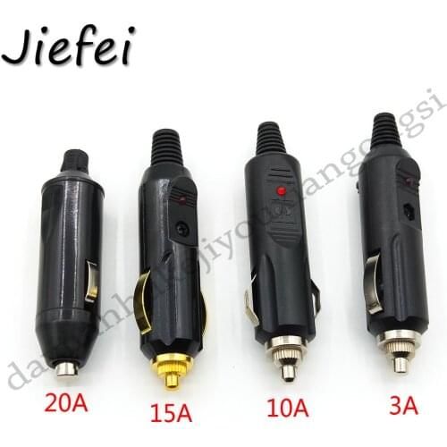 10-50Pcs High quality Car Cigarette Lighter Charger Socket Power Plug Outlet Adapter Connector