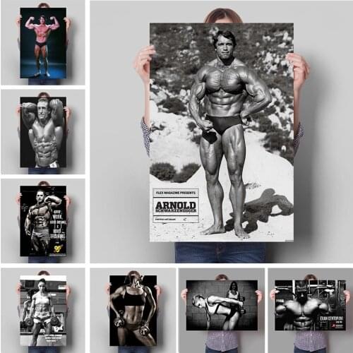Arnold Schwarzenegger Gym Sports Inspirational Pictures Poster Canvas Painting Wall Art Prints Decortion Mural Modern Home Decor