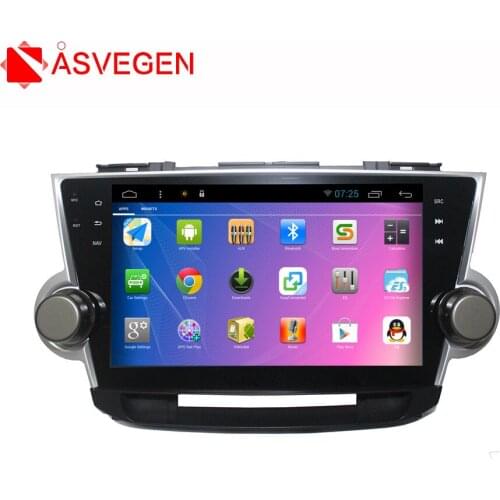 Asvegen Android 7.1 Octa Core Car Radio 2 din Car Stereo Multimedia DVD For Toyota HIGHLANDER 2008 PC head Unit GPS Navigation