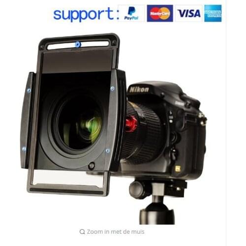 Benro nieuwe FH100M2 Vierkante Filter Systeem ND/GND/CPL Filter Hold Ondersteuning Installeren 3 filter stand bevat 82/77 socket