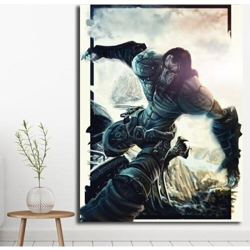 Death Darksiders 2 Wallpaper Art Canvas Poster Oil Painting Wall Picture Print Modern Home Bedroom Decoration Accesories Artwork