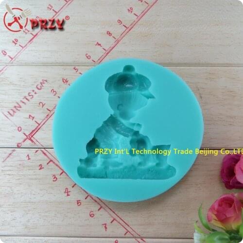 Kids skate that New style large wholesale hot sale chocolate silicon mold fondant Cake decoration mold (si247)