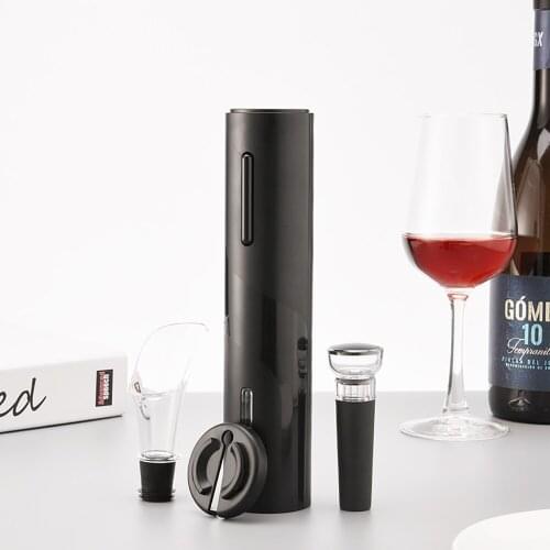 Electric Wine Opener Rechargeable Automatic Corkscrew Wine Bottle Opener with Foil Cutter & USB Charging Kitchen Tool Can Opener