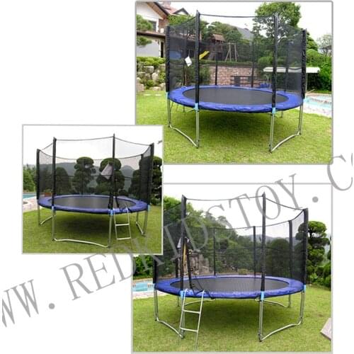 EU Standard Safety Children Trampoline for Patio 14ft With Ladder