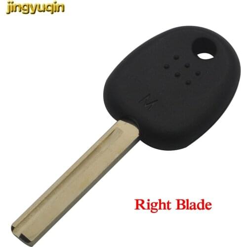 Jingyuqin 1pcs 0 Buttons Remote Modification Car Key Shell Case Fob Blank For Hyundai Reina For Kia K2 Straight Installed Chip