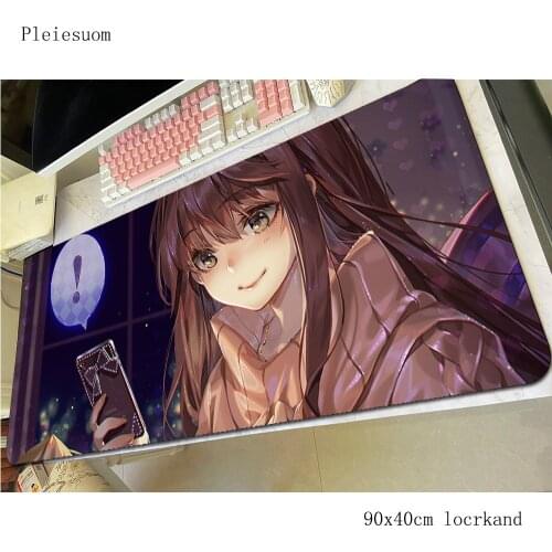 Mystic messenger mousepad Kawaii gaming mouse pad 90x40cm computer gamer accessories large mat cute laptop desk protector pads