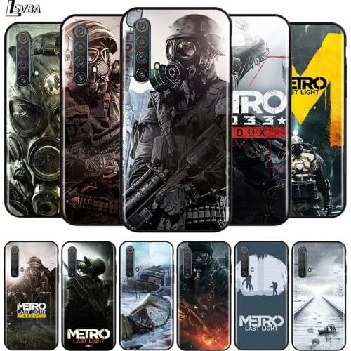 Hot Metro 2033 for OPPO Realme V15 X5 X3 X50 X7 X2 C17 C11 C3 C2 7 7i 6 6S 6i 5 Narzo 20 Pro Black Phone Case