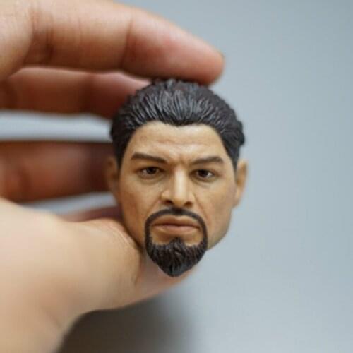 Mask mercenary Moustache Head Sculpt 1/6 Scale Male Soldier FLAGSET FS73008 ACTION Figure Toys
