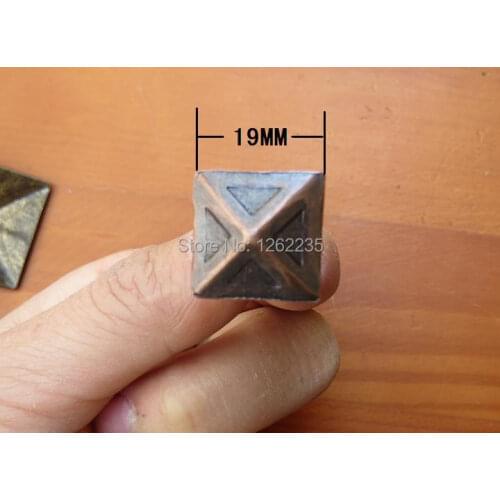 19*20mm Furniture Hardware square nails Quartet nails Nails plane Decorative nails Antique sofa doornail Wholesale