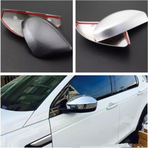 Car Door Side Rearview Mirror Cover Trim For Land Rover Discovery Sport 2015-2016