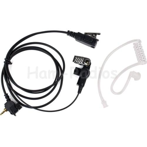 New 1 Pin Acoustic Tube Earpiece Mic PTT Headset for Motorola Radios Walkie Talkie MTP850 MTH850 MTS850 High Quality