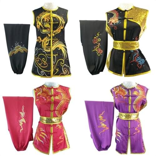 Wushu clothing uniform wushu costume kung fu uniform clothes martial arts uniform Chinese warrior costume exercise TA419