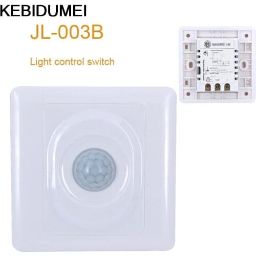 PIR Infrared Motion Sensor Switch 110V 220V Automatic Module Light On Off Switch LED light Body Induction Light Control Switch