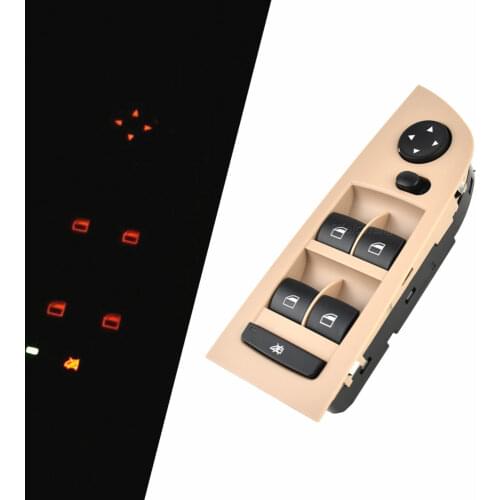 Beige or Black 61319217329 or 61319217331 Panel Power Window Switch Console left For BMW E90 318i 320i 325i 335i