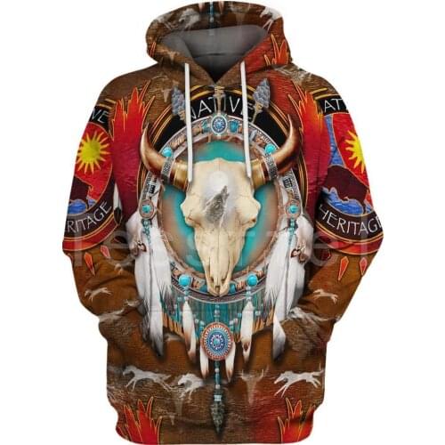 Tessffel Indian Native Harajuku Casual Colorful Tracksuit New Fashion 3Dfull Print Hoodie/Sweatshirt/Jacket/Men Women s-1