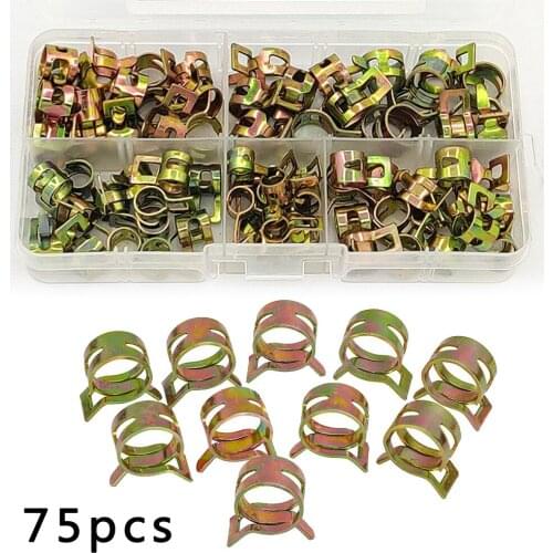 Spring Hose clamp Clip Fastener For Motorcycle Pack Set Water With Storage Box