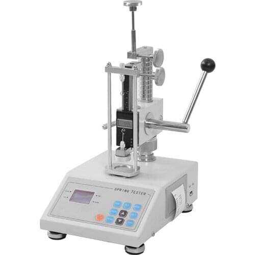 Compression spring tester with printer