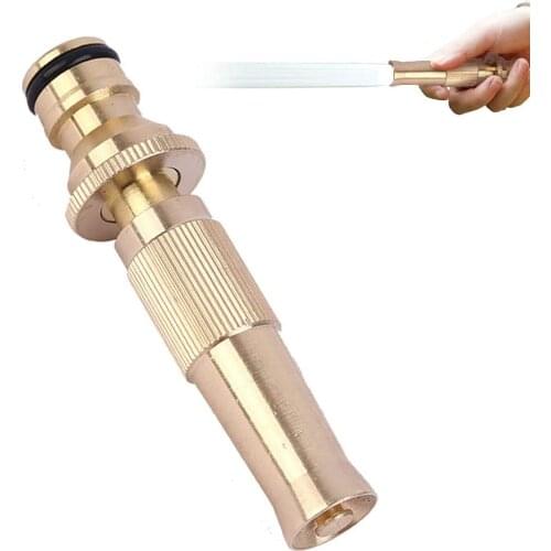 Adjustable Brass Metal Spray Nozzle Faucet Water Pipe Conversion Accessories Spray Nozzle Brass for Cyclone Water Gun Nozzle