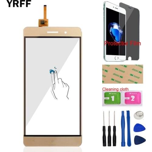 Mobile Phone Touch Panel Touchscreen Front For Bluboo Maya Touch Screen Digitizer Panel Glass Sensor Protector Film Adhesive