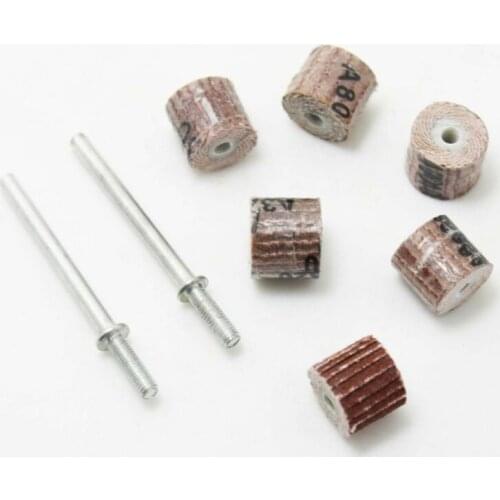 240 Grit Wheel Sand Paper Rotary Die Grinder Drill Bit Sanding Flap 12 pcs+2 louver extension rods/package 1 package